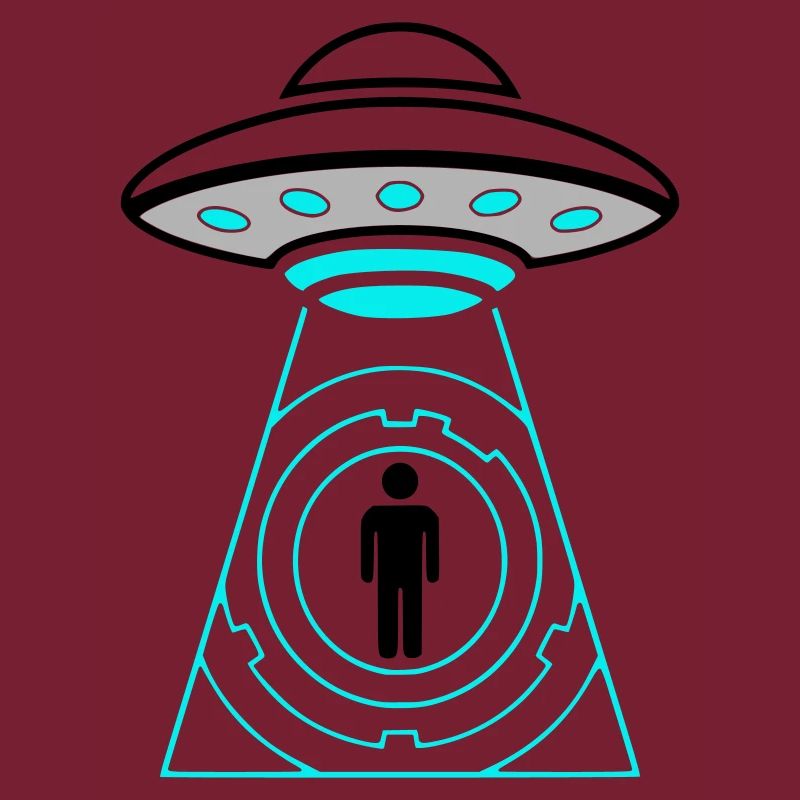 UFO Abduction Beam Me Up Vector