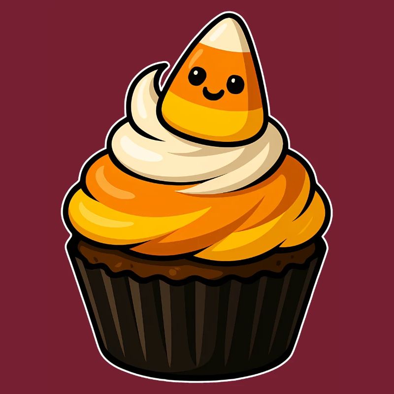 CandyCorn Cupcake Charm
