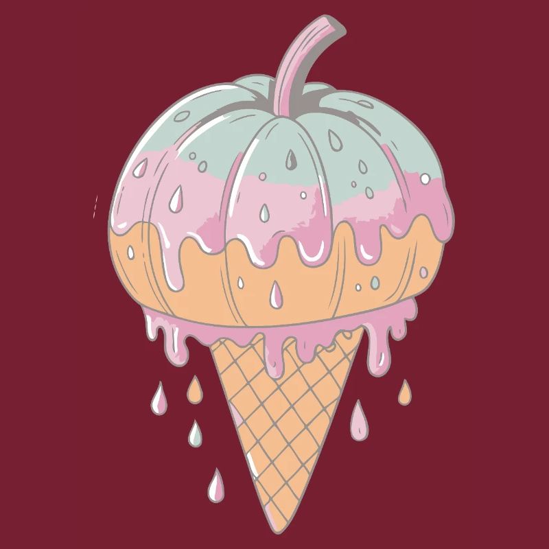 Delicate Pastel Drips Cornet