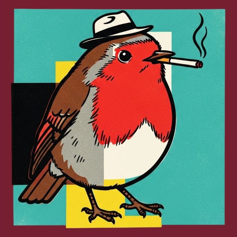 Robin Smoking