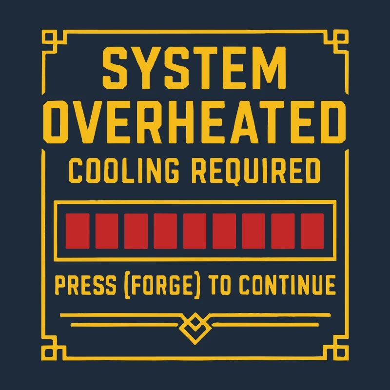 System Overheat – Forge Tee
