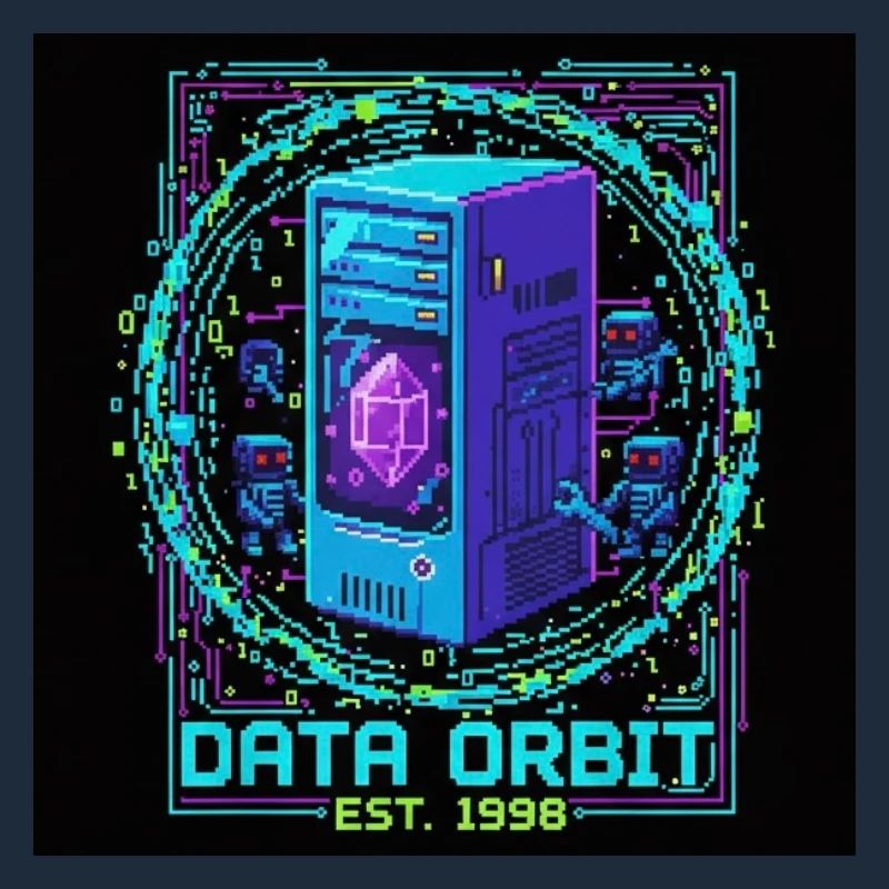Data Orbit Neon Computer