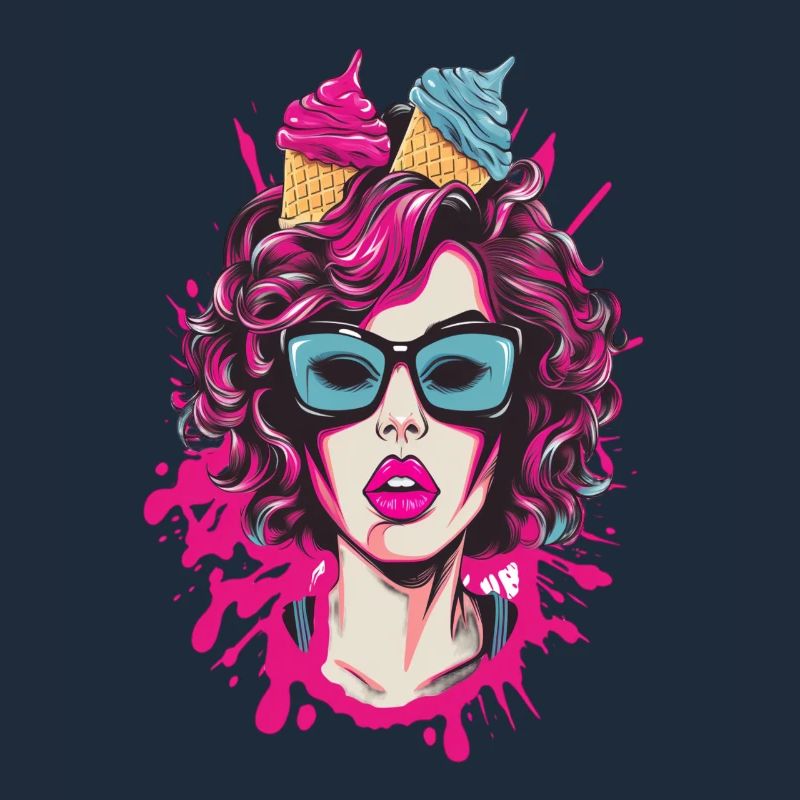 Vibrant Pop Art Comics Sister