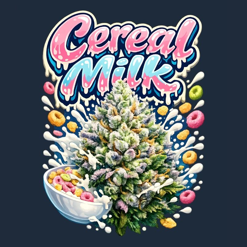 Cereal Milk Graffiti Print