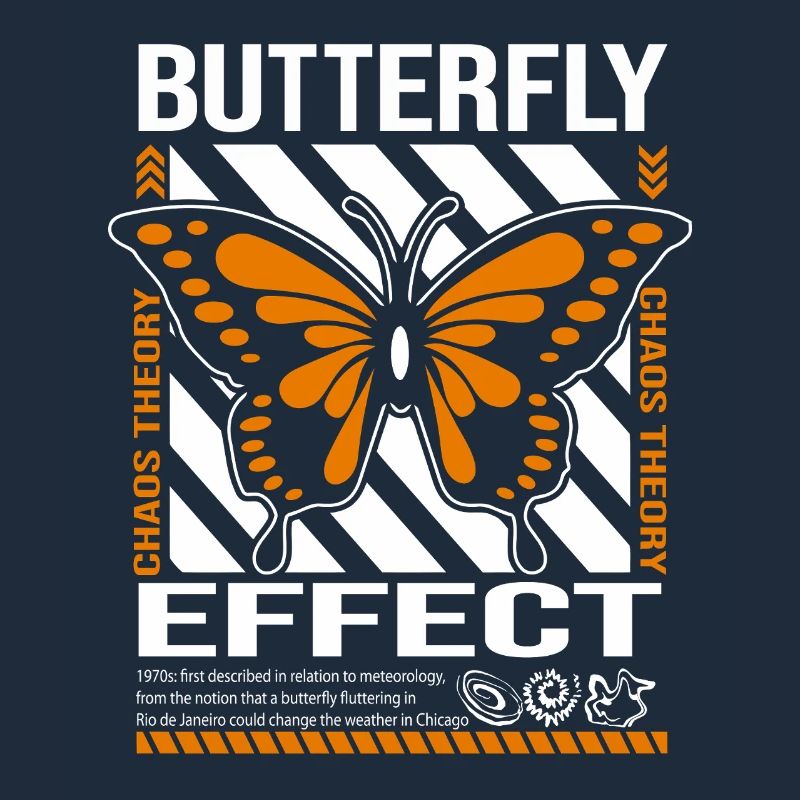 Butterfly Effect Chaos Theory Graphic Tee