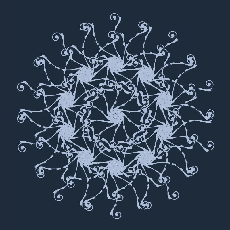 Mandala | Random patterns rotated