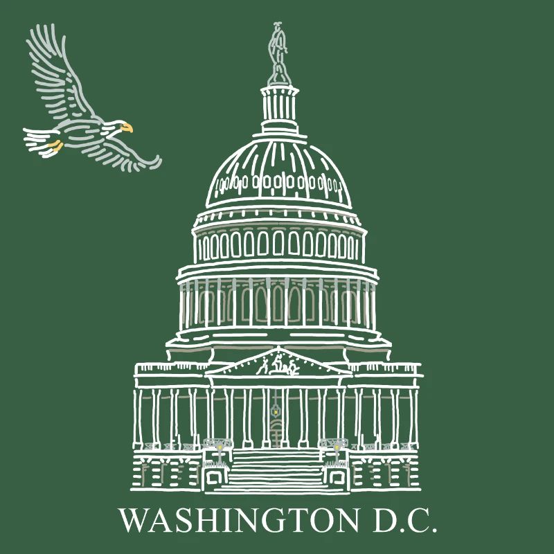 Washington D.C., Structure du Capitole, Pygargue à tête blanche