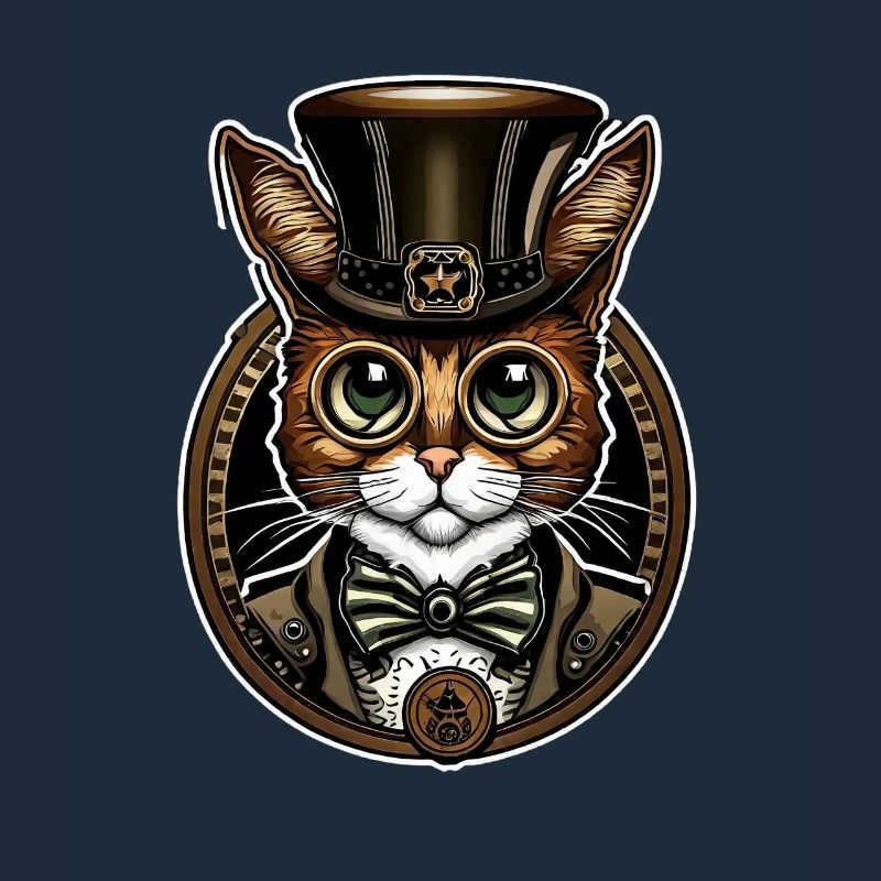 Steampunk Cat 02