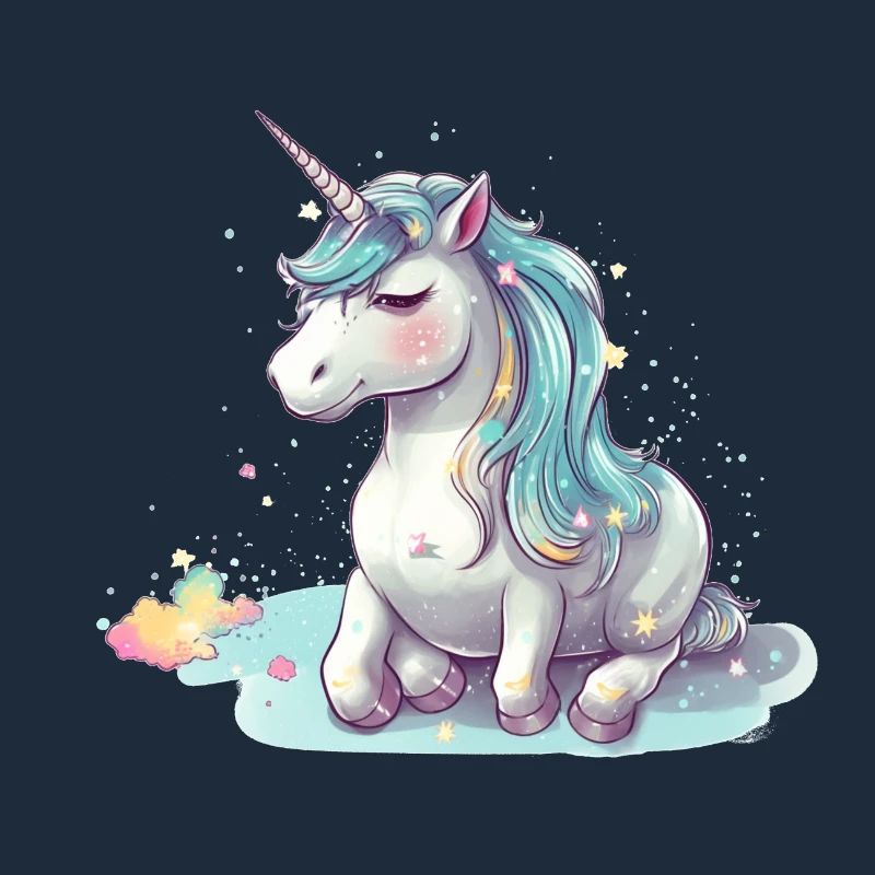 Liegendes Einhorn