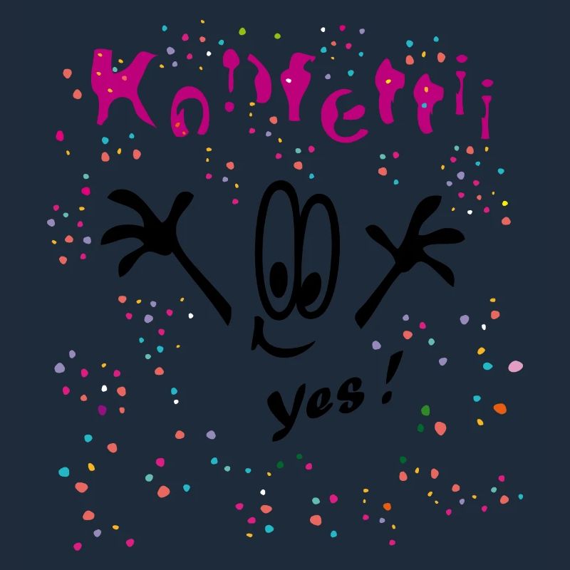 Konfetti Karneval Comic