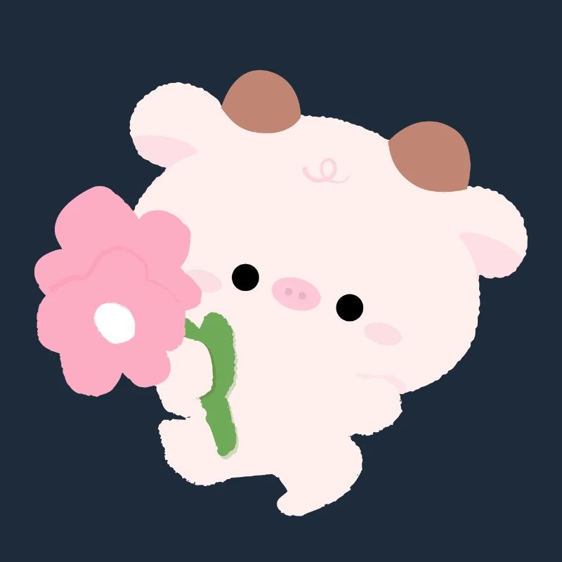 Vache romantique