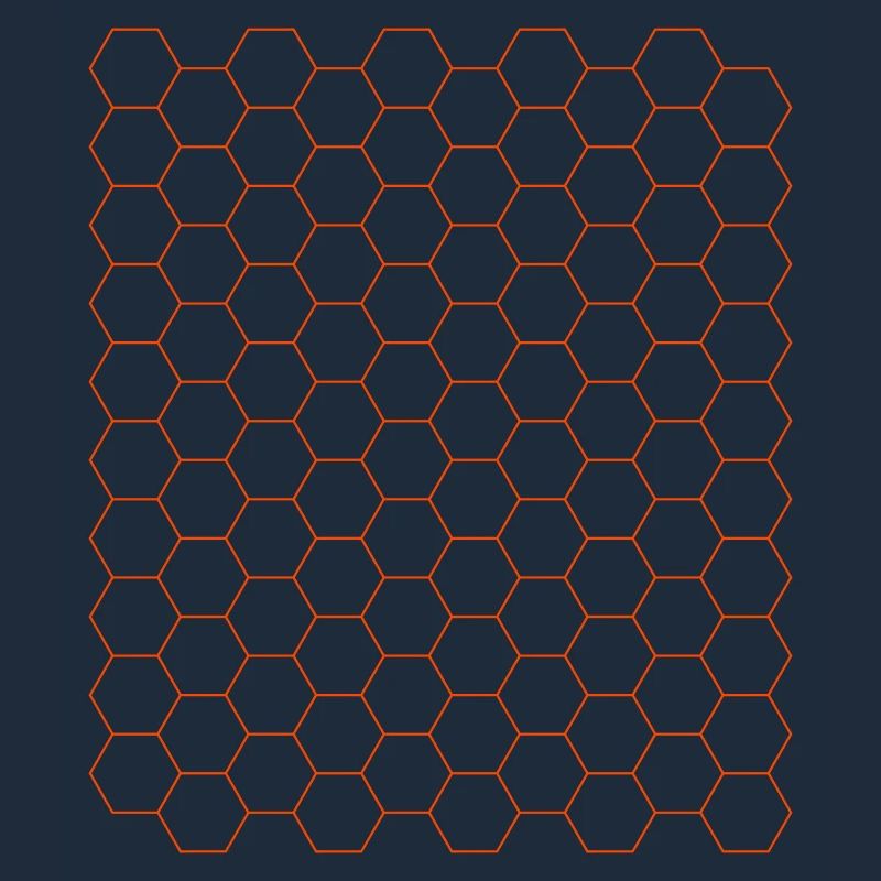 Futuristic Hexagon Pattern Design