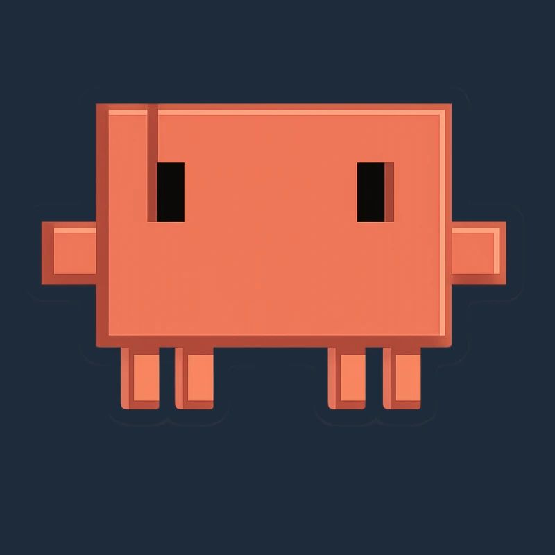 Claude Code Pixel AI Mascot Dev Sticker