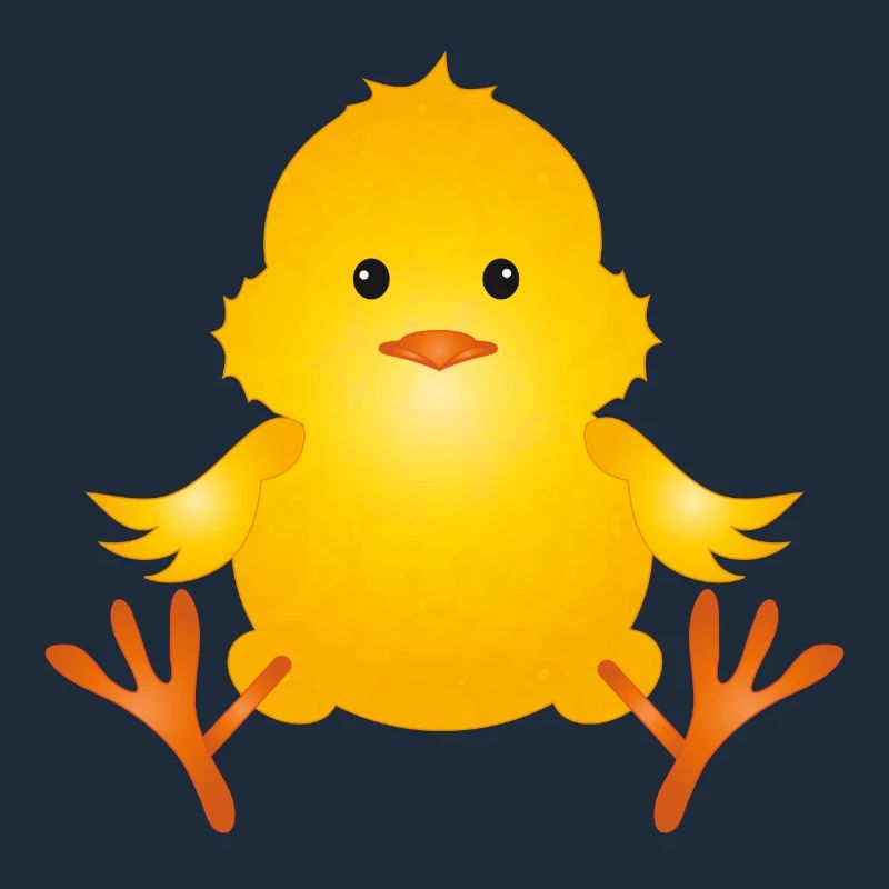 freshly hatched cute fluffy chick