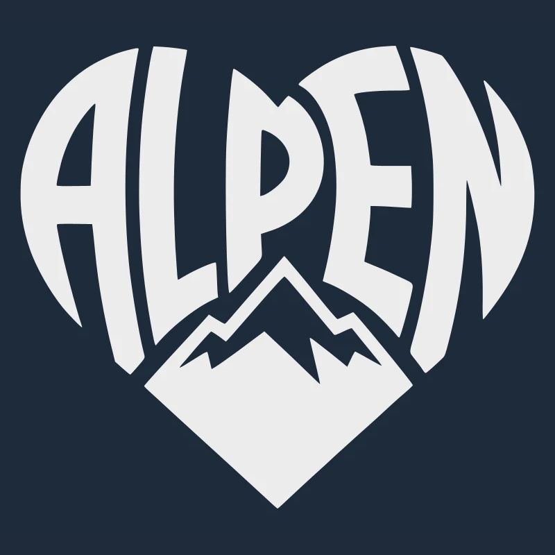 Alpen HerzTypo