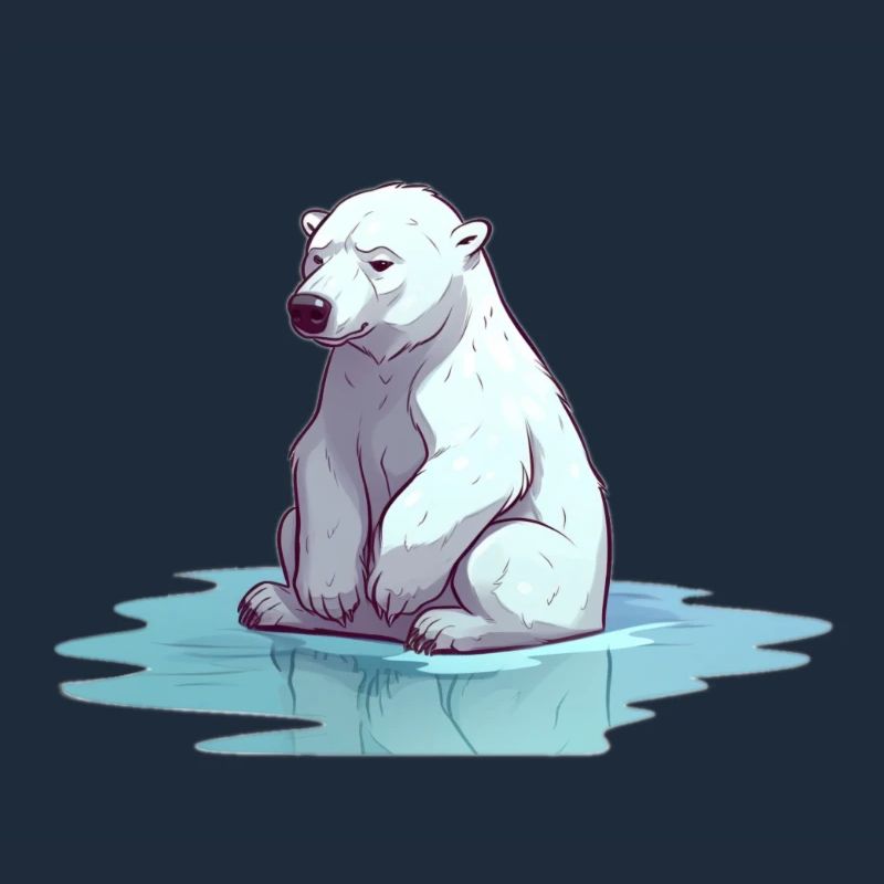 Eisbär ohne Eis Klimawandel