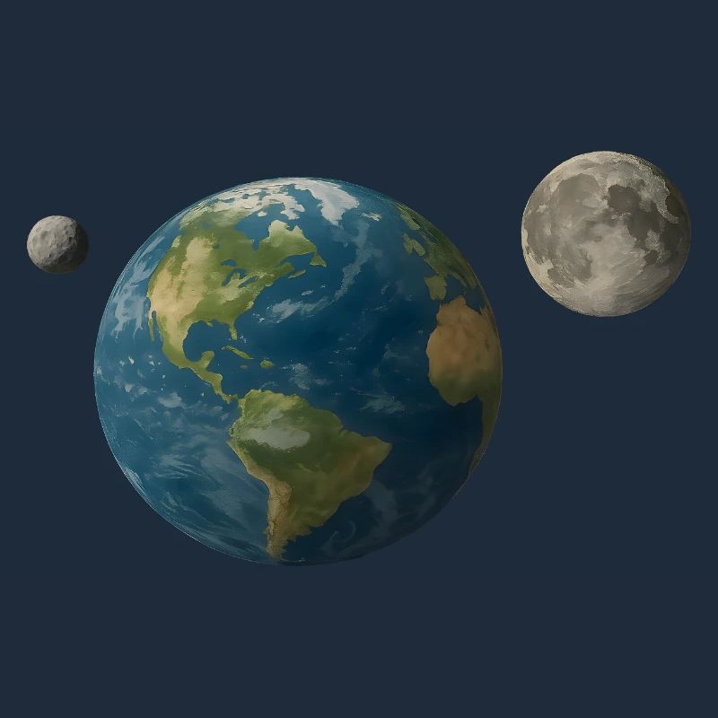 Earth with second moon 2025 PN7