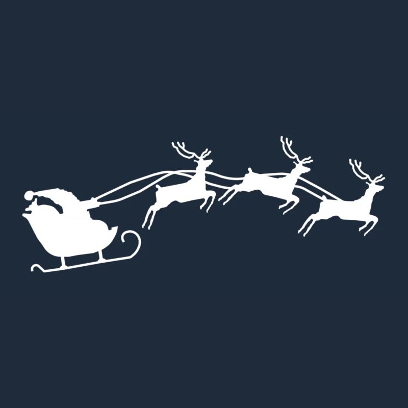 Weihnachtsmann mit Schlitten