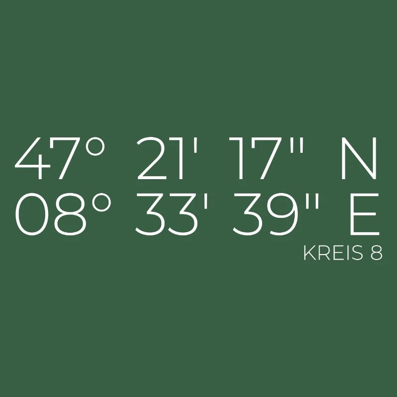 Coordinates District 8 Zurich
