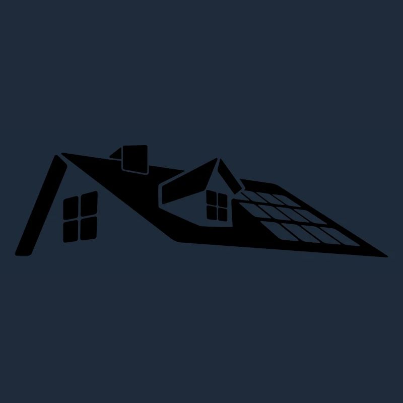 Modernes Dachdesign – Dachgaube mit Sonnenkollektoren