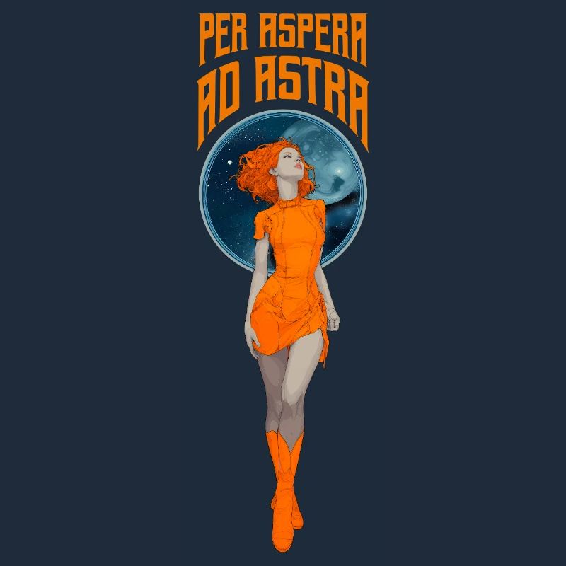 Per Aspera ad Astra – Retro Astronaut
