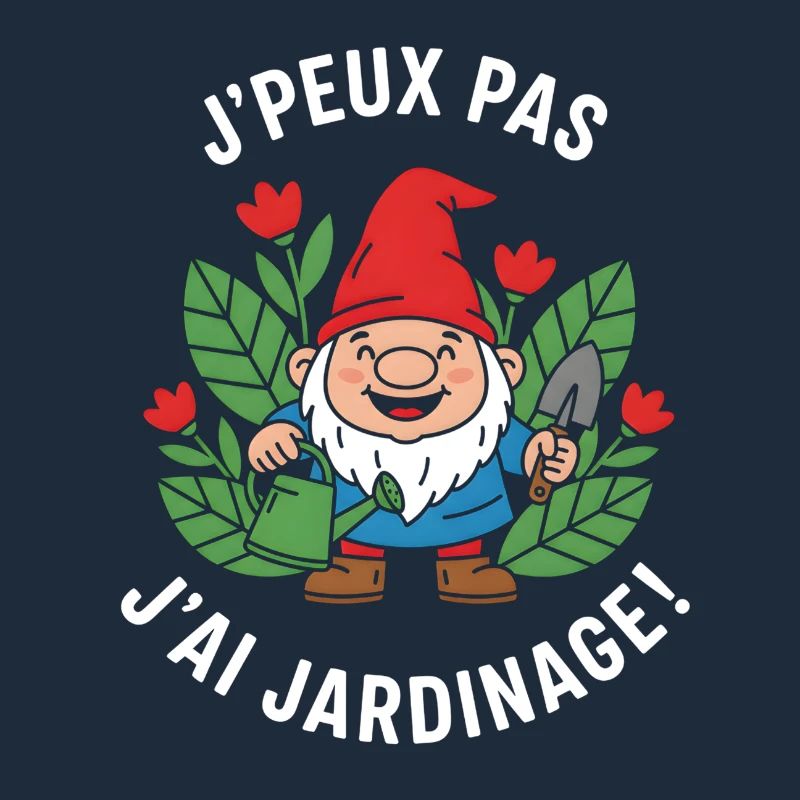 Jardinage espiègle du gnome