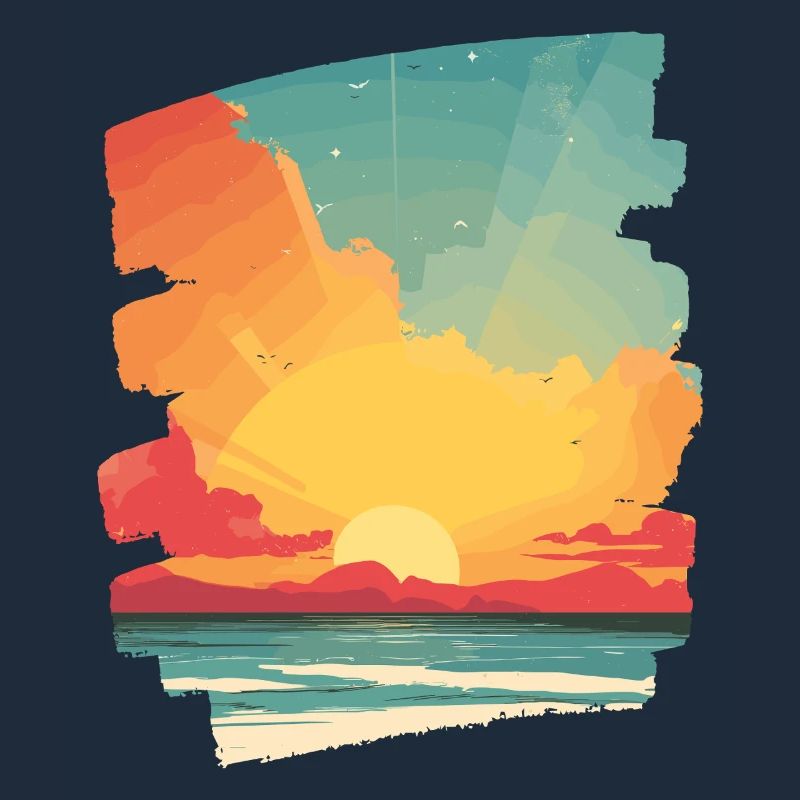 Coucher de soleil d’été