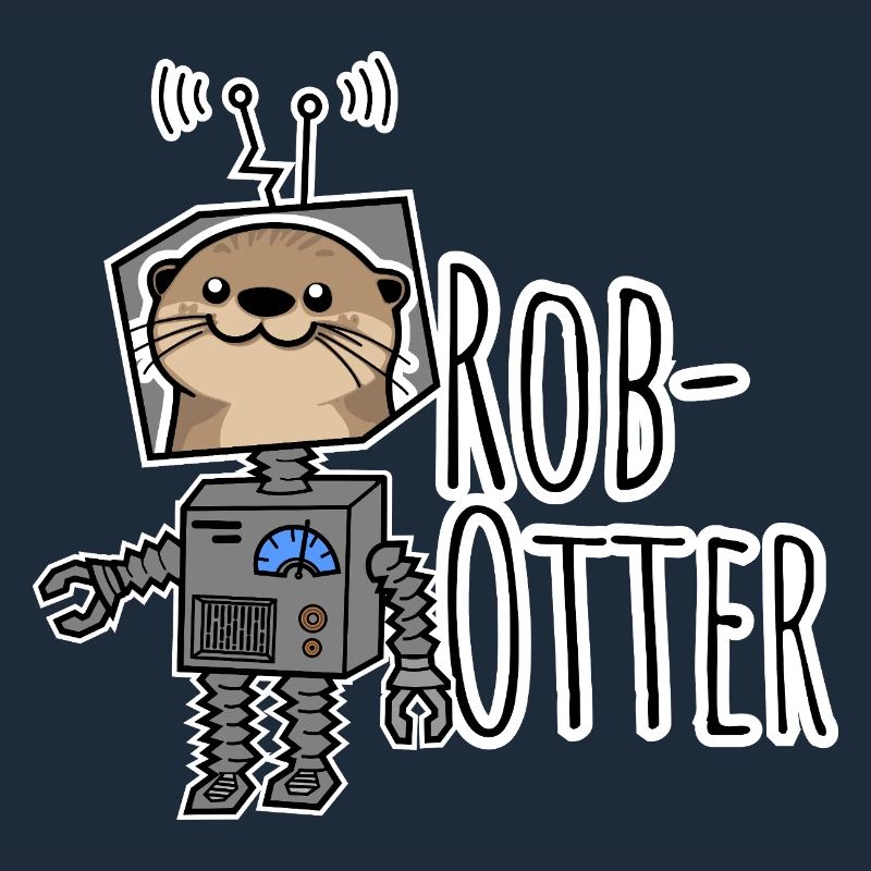 Rob-Otter - Halb Otter halb Roboter Wortwitz!