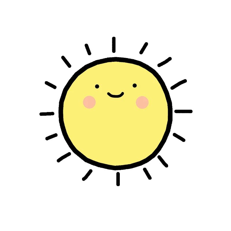 Sonne Smiley Glücklich