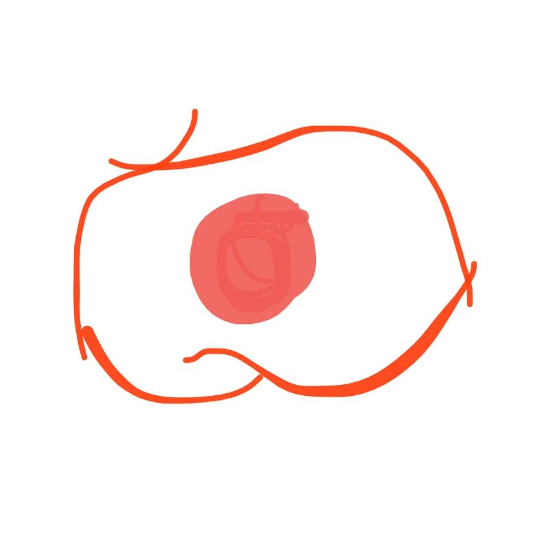 Red Artificial Eye