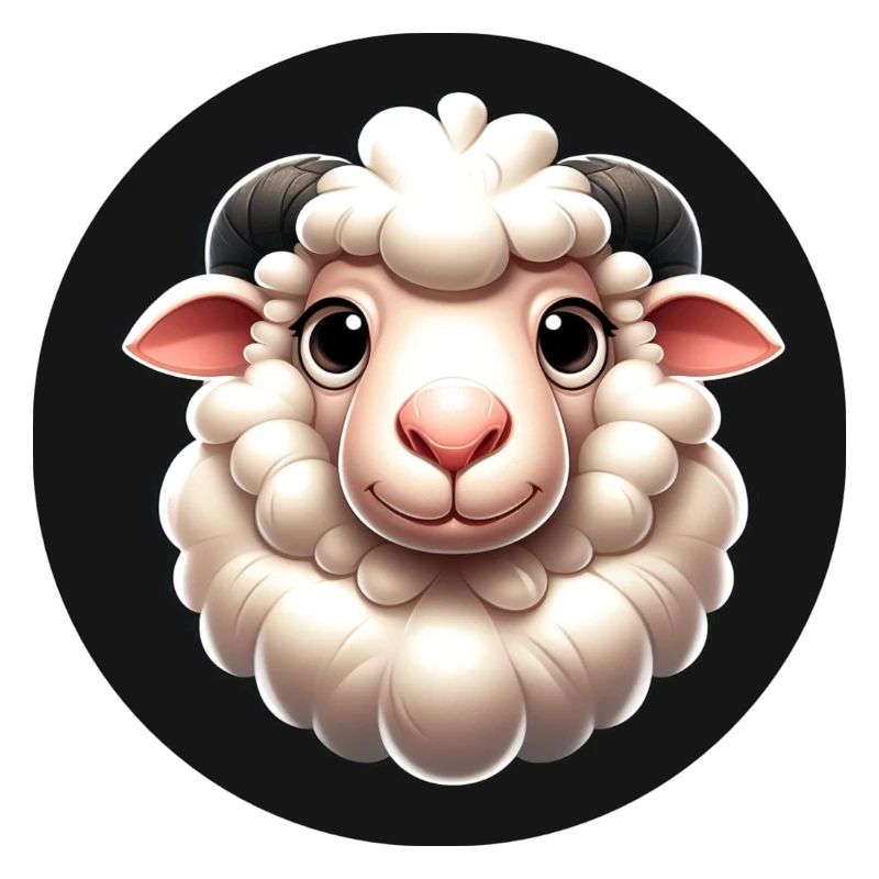 3D Graphic Sheep White