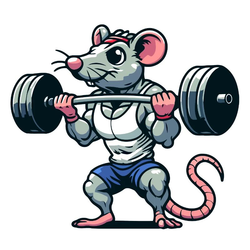 Mighty Mouse Lifter: Der Workout-Krieger