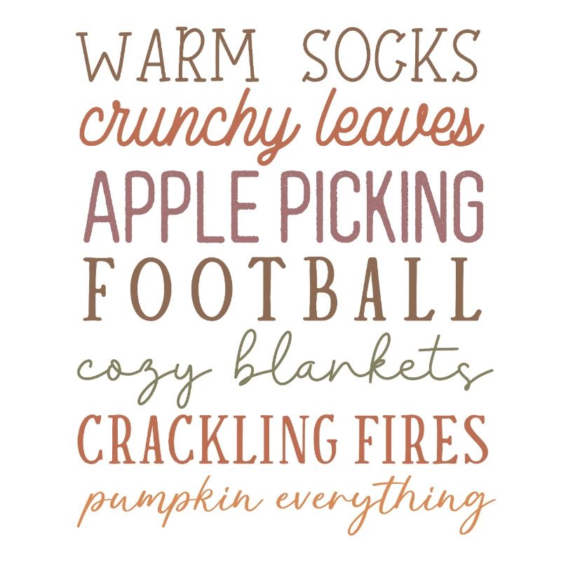 Autumn coziness with Apples and Clapping Fires