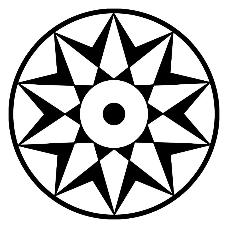 Celestial Decagram Mandala