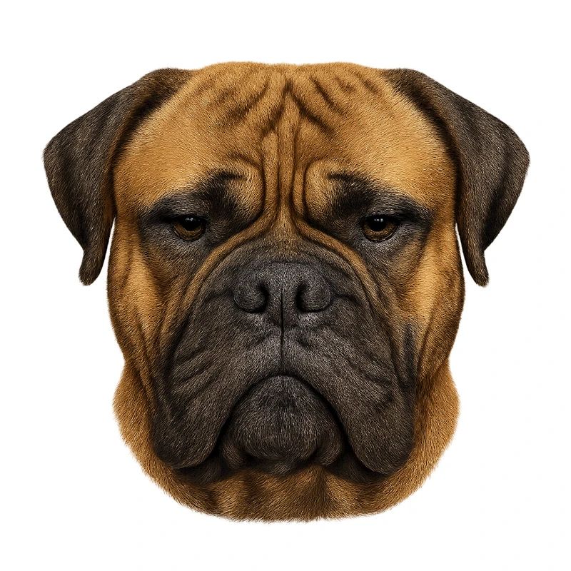 Massive Head Mastiff Portrait