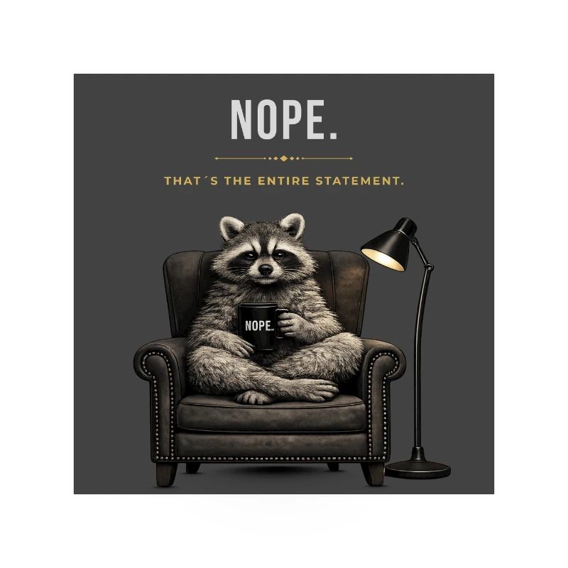 Nope Raccoon Meme
