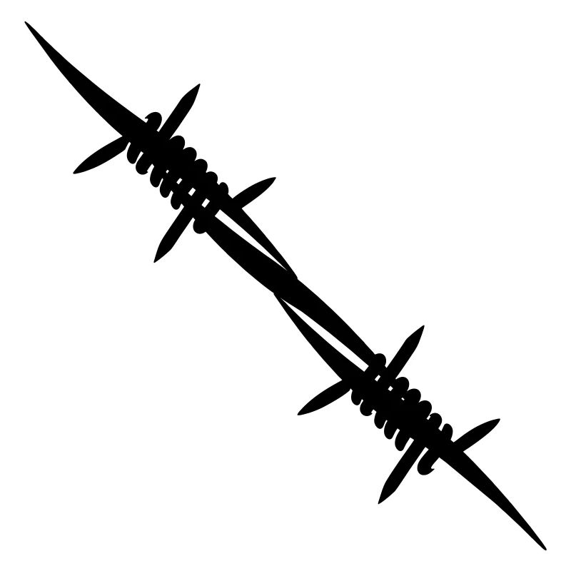 Pièce d’accouplement en fil de fer barbelé