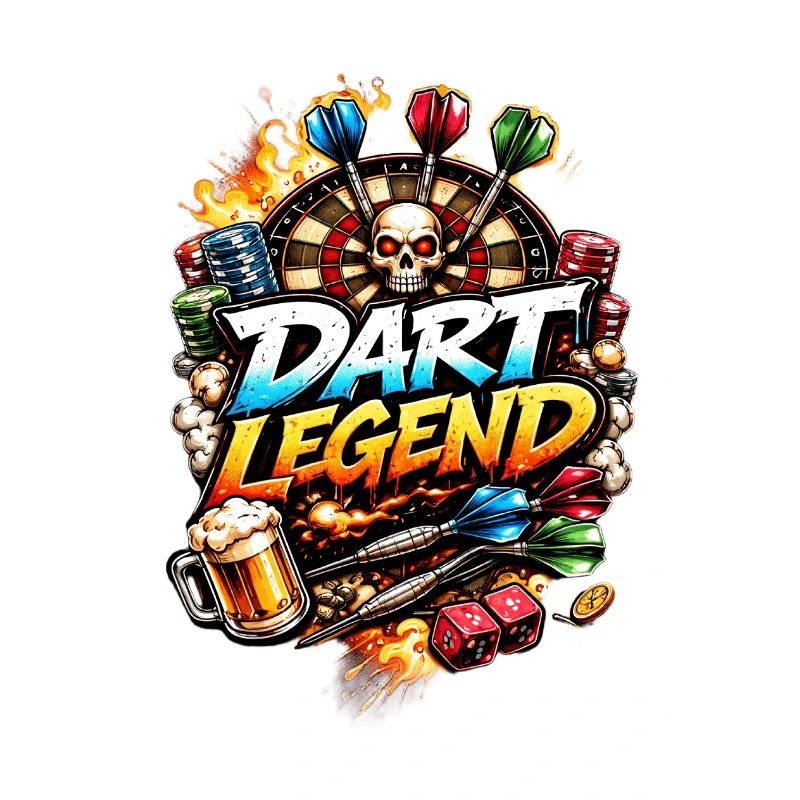 Dart Legend: Fire, Skull & Darts