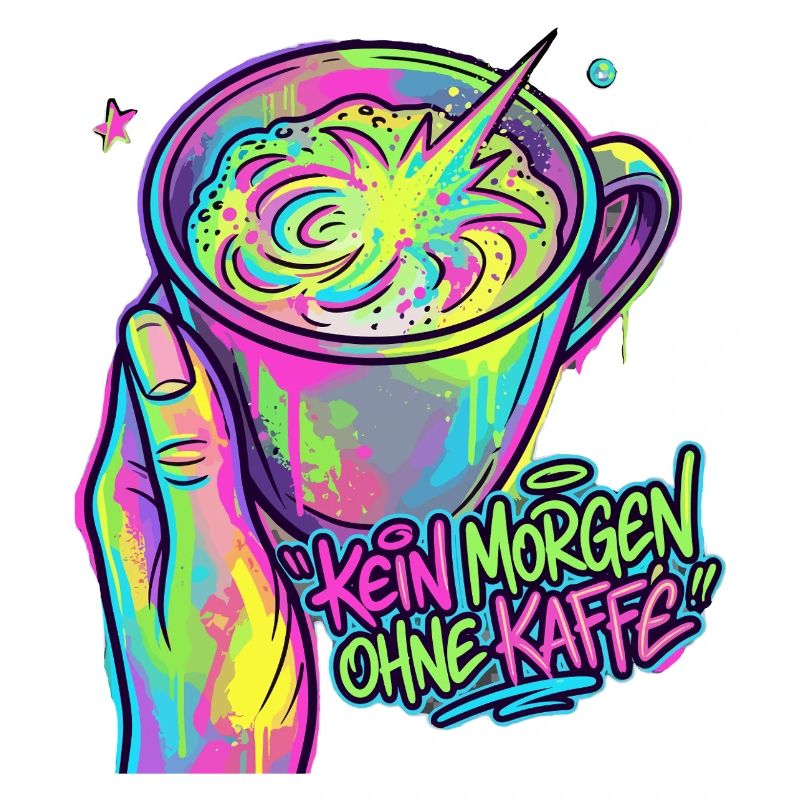 Kaffee Neon Splash – Morgenkick
