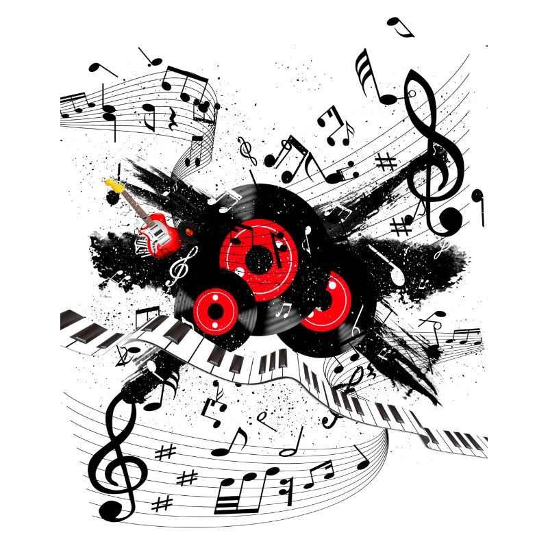 Mélodie et piste clavier Red Record