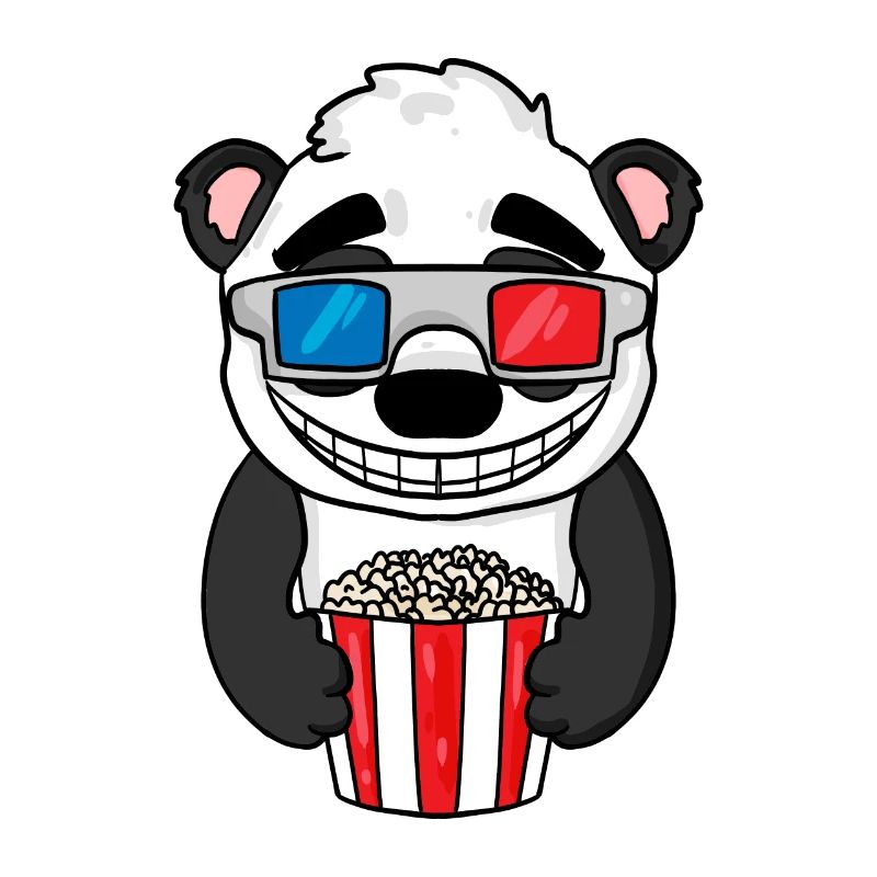 Panda Bear Popcorn Cinéma