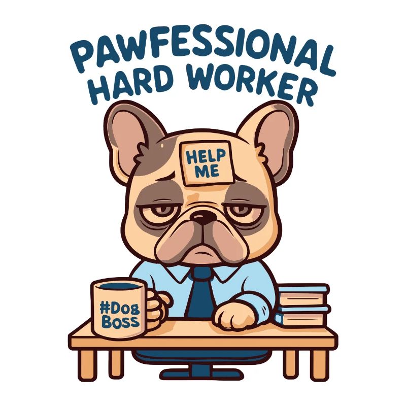 Conception de dessin animé de chien de compagnie