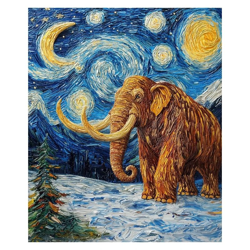 Mammoth Van Gogh Starry Night