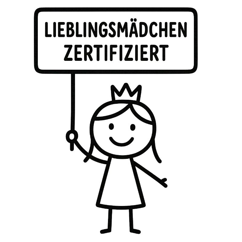Fille préférée certifiée - Design drôle