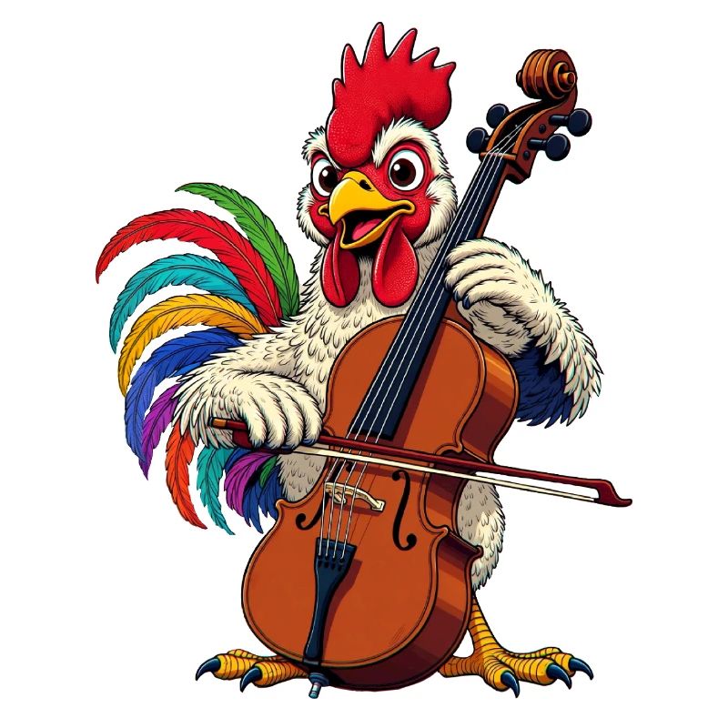Hahn joue du violoncelle