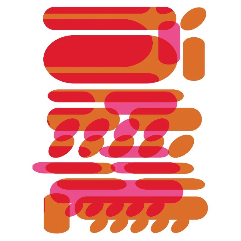 Abstract graphic shapes in techno design
