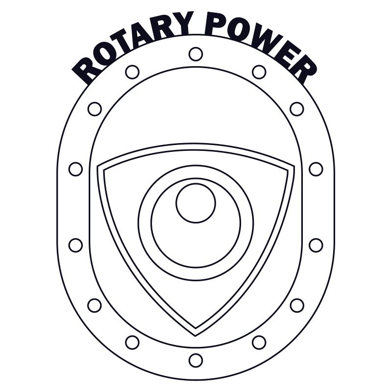 Rotary Power Shield Emblem