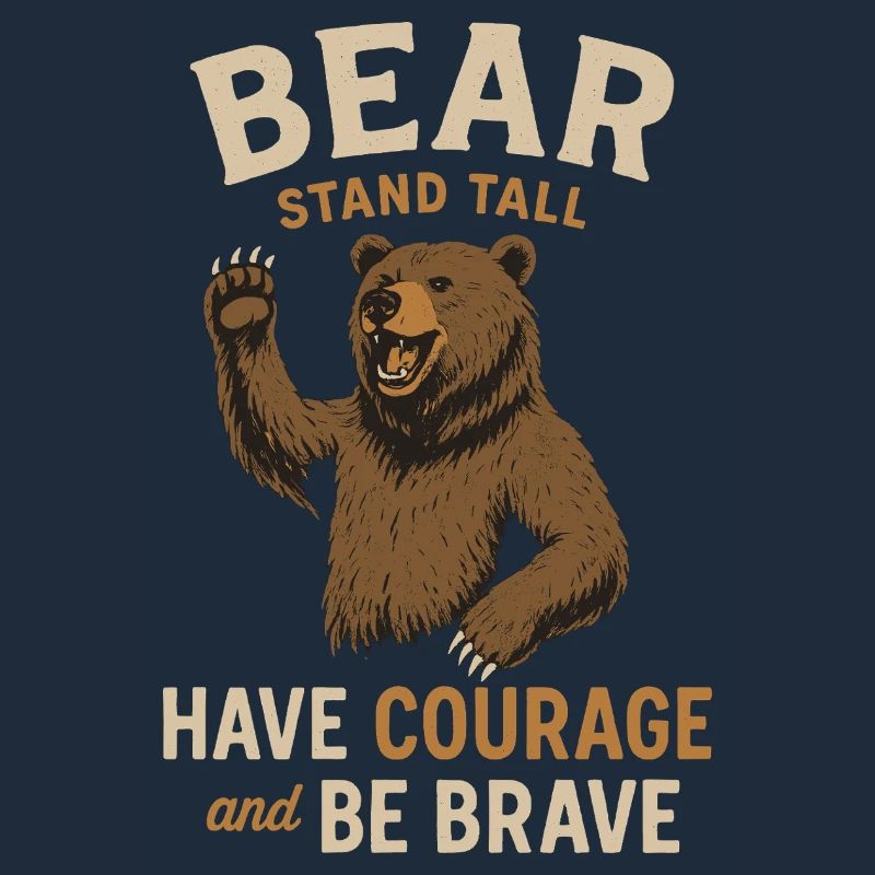 Devise de l’ours pour les braves