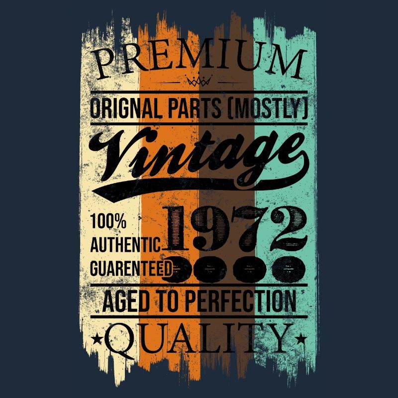 1972 Vintage Retro Stamp Tee