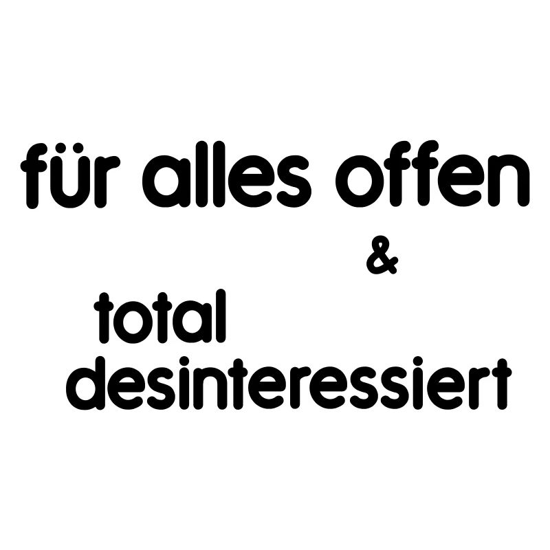 Desinteressiert
